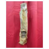 Hand Carved Folk Art Sculpture 14" H