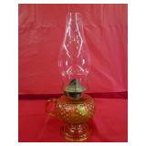 P & A Hobnail Gold Color Glass Lamp w/ Finger Loop