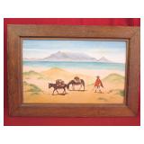 Oak Framed Oil on Canvas by Kassera