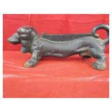 Cast Iron Dachshund Boot Scraper