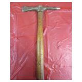 Vintage Welders Chipping Hammer w/ Hickory Handle