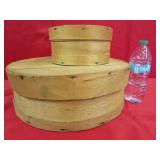 Bentwood Cheese Wheel Boxes - Farmhouse Decor