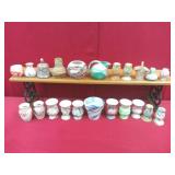 22 Pc Group Lot of Pottery Miniatures - Clay