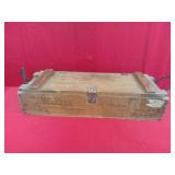Wood Ammunition Box for Cannon w/ Explosive