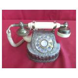 Vintage Ornate Brass French Victorian Telephone