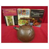 Copper Tea Pot & Antique & Folk Art Hardback