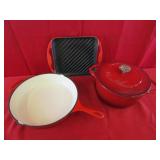 Hamilton Beach Enamel Coat Cast Iron Skillet,