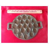 Cast Iron Sea Shell Baking Pan  1989 John Wright