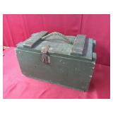 Wood Ammo Box with Rope Handle