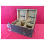 Wooden Storage / Tool Box w/ Dividers