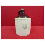 Western Stoneware Whiskey Jug - Maple Leaf - 11"