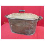 Copper Boiler w/ Metal Lid  18" x 24" x 12"