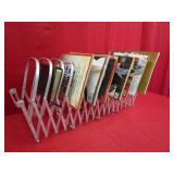 18 slot Expandable Mag / Book Rack w/ Magazines