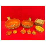 Group Lot: Mexican Fold Art Redware