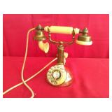 Vintage French Style Brass & Bakelite Rotary