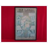 De Laval Cream Advertising Sign 32.5 x 21.5