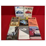 Group of VW Books - Beetle, Karmann Ghia