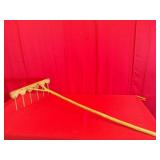 Primitive Wood Hay Rake