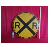 30" Railroad Crossing Sign Single Sided
