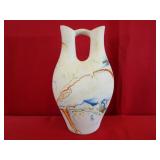 Vintage Nemadji Pottery Wedding Vase