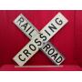 Railroad Crossing 48" x 9" each 11 lbs Aluminum