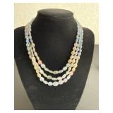 Natural Gemstone w/ 4K Clasp