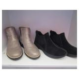 2 Pair Size 7 1/2 & 8 Ankle Boots