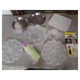 2 - SS Pie Pans, 2 Deviled Egg Carriers,