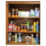 Contents of Cabinet - Cleaning Products Some Used