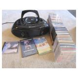 Emerson AM/FM/CD Player & 50 CD