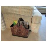 Magazine Holder w/ Snakeskin Print