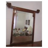 Asian Inspired Wall Mirror w/ Chinoisere Design