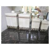 Godinger & Co Ceramic Canister Set