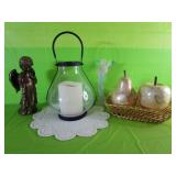 7 Pcs Home Decor - Angels, Lantern Candle,