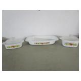 5 Pcs Corning Ware