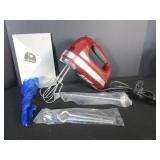 Kitchen Aid Hand Mixer- Comes with Whisk, Dough