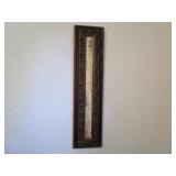 Rectangular Gold Vein Accent Mirror