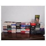 JVC 4 Head VHS Player & 60 VHS Movies
