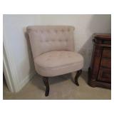 Tufted Accent or Vanity Chair 32" x 26" x 27"