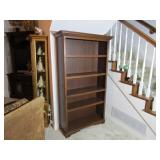 Wood Bookshelf w/ Adj Shelves