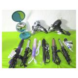 Blow Dryers, Curlers, Flat Iron & Travel Mirror