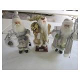 3 Holiday Santa