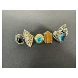 5 Colorful Fashion Rings
