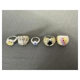 5 Colorful Fashion Rings