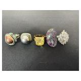 5 Colorful Fashion Rings