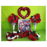 4th of July / Patriotic Flowers & Wreath Decor