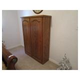 Oak Jelly Cabinet w/ Adj Shelves