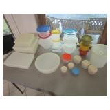 Group Lot of Tupperware & More