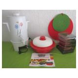 Poly Perk 10 to 20 Cup URN, 2 Hot Pads "Unused"