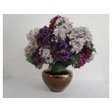 Faux Purple, Lavender & Grayish White Hydrangea
